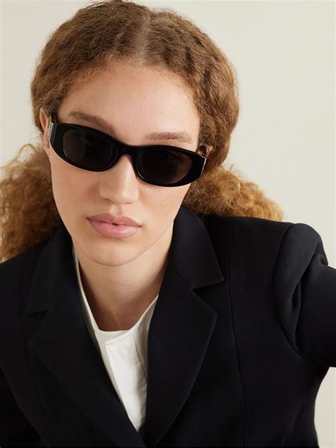 dior occhiali da sole montatura nera e rosa